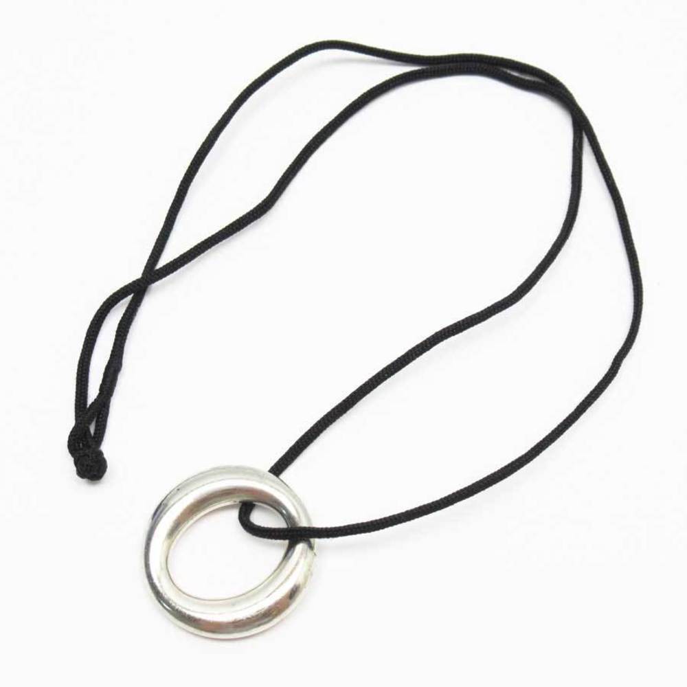 Tiffany Black Choker Necklace Silver